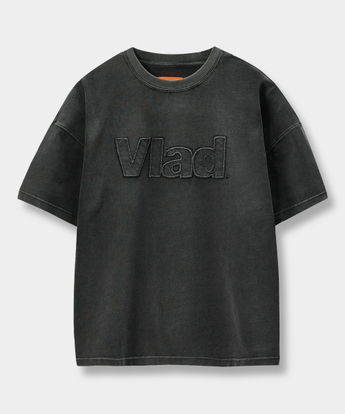 DIMITRI BLACK(ディミトリブラック)の「VLAD カットオフアプリケ半袖Tシャツ_4 COLOR(Tシャツ/カットソー・レディース・チャコール/ホワイト/ブラック/チャコールグレー・MEDIUM/LARGE/X-LARGE)」の6枚目の写真