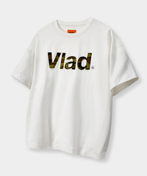 DIMITRI BLACK(ディミトリブラック)の「VLAD カットオフアプリケ半袖Tシャツ_4 COLOR(Tシャツ/カットソー・レディース・チャコール/ホワイト/ブラック/チャコールグレー・MEDIUM/LARGE/X-LARGE)」の8枚目の写真