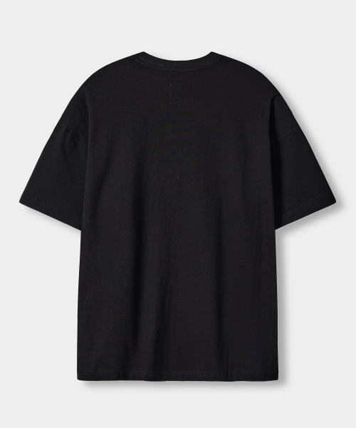 DIMITRI BLACK(ディミトリブラック)の「VLAD カットオフアプリケ半袖Tシャツ_4 COLOR(Tシャツ/カットソー・レディース・チャコール/ホワイト/ブラック/チャコールグレー・MEDIUM/LARGE/X-LARGE)」の13枚目の写真
