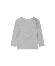 Yuje（ユジェ）の「WAFFLE BUTTON TOP (2color, 2size)（Tシャツ/カットソー）」