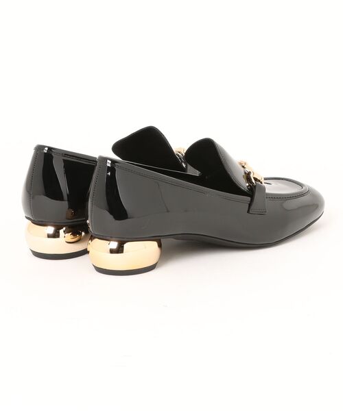 Jeffrey Campbell(ジェフリーキャンベル)の「デザインヒールローファー(ローファー・レディース・ブラック・37/36/35/39)」の2枚目の写真