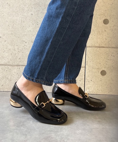Jeffrey Campbell(ジェフリーキャンベル)の「デザインヒールローファー(ローファー・レディース・ブラック・37/36/35/39)」の11枚目の写真
