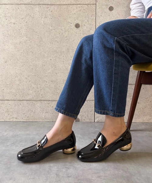 Jeffrey Campbell(ジェフリーキャンベル)の「デザインヒールローファー(ローファー・レディース・ブラック・37/36/35/39)」の10枚目の写真