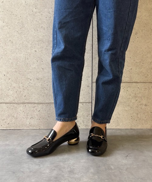 Jeffrey Campbell(ジェフリーキャンベル)の「デザインヒールローファー(ローファー・レディース・ブラック・37/36/35/39)」の16枚目の写真