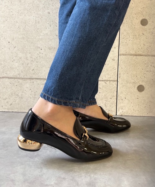 Jeffrey Campbell(ジェフリーキャンベル)の「デザインヒールローファー(ローファー・レディース・ブラック・37/36/35/39)」の12枚目の写真