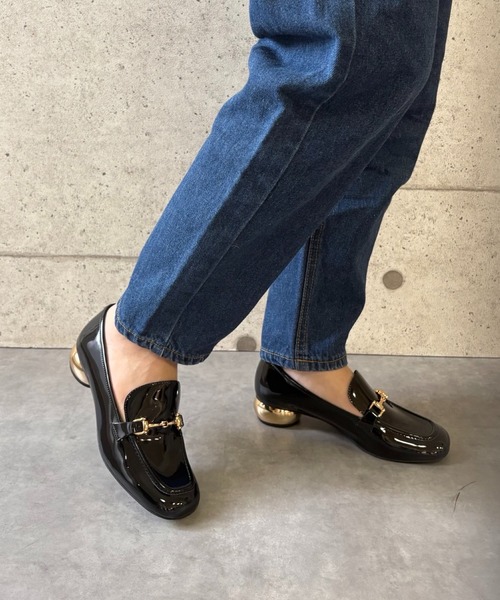 Jeffrey Campbell(ジェフリーキャンベル)の「デザインヒールローファー(ローファー・レディース・ブラック・37/36/35/39)」の14枚目の写真
