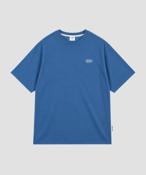 ALL DAY HOOPS(オールデイフープス)の「ADH ワールドワイド オーバーサイズ 半袖Tシャツ ブルー(Tシャツ/カットソー・メンズ・その他・1/2/3)」の2枚目の写真