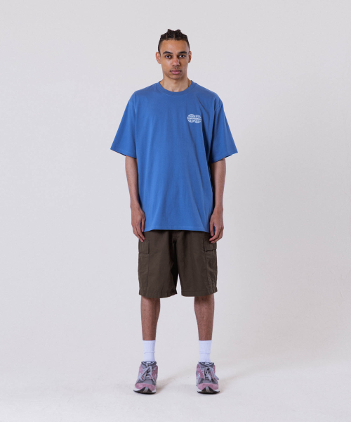 ALL DAY HOOPS(オールデイフープス)の「ADH ワールドワイド オーバーサイズ 半袖Tシャツ ブルー(Tシャツ/カットソー・メンズ・その他・1/2/3)」の4枚目の写真
