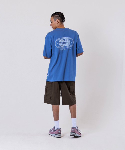 ALL DAY HOOPS(オールデイフープス)の「ADH ワールドワイド オーバーサイズ 半袖Tシャツ ブルー(Tシャツ/カットソー・メンズ・その他・1/2/3)」の8枚目の写真