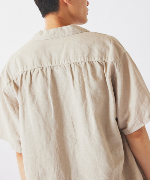 JOURNAL STANDARD relume(ジャーナルスタンダード レリューム)の「European Flax / ヨーロピアンフラックス ガーメントダイ リネン 半袖シャツ(シャツ/ブラウス・メンズ・コバルトブルー/ブラックミックス/グレー/レンガ・MEDIUM/LARGE)」の22枚目の写真