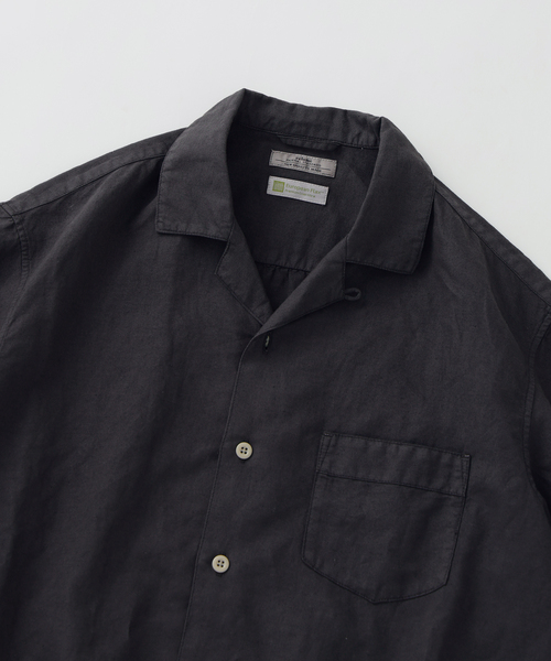 JOURNAL STANDARD relume(ジャーナルスタンダード レリューム)の「European Flax / ヨーロピアンフラックス ガーメントダイ リネン 半袖シャツ(シャツ/ブラウス・メンズ・コバルトブルー/ブラックミックス/グレー/レンガ・MEDIUM/LARGE)」の17枚目の写真