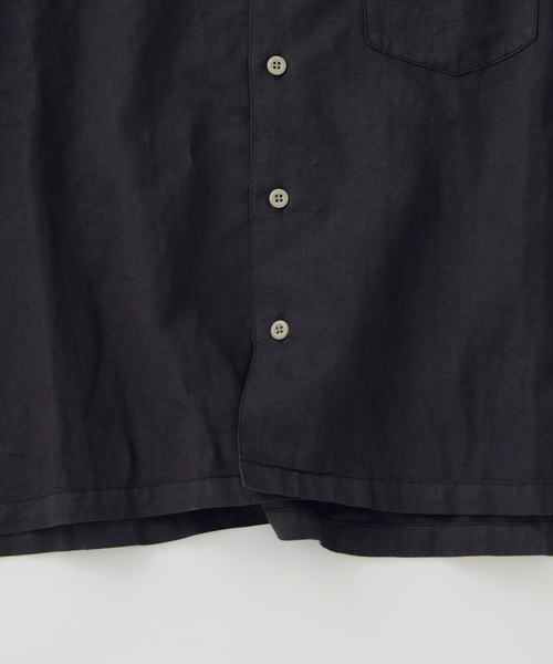 JOURNAL STANDARD relume(ジャーナルスタンダード レリューム)の「European Flax / ヨーロピアンフラックス ガーメントダイ リネン 半袖シャツ(シャツ/ブラウス・メンズ・コバルトブルー/ブラックミックス/グレー/レンガ・MEDIUM/LARGE)」の12枚目の写真