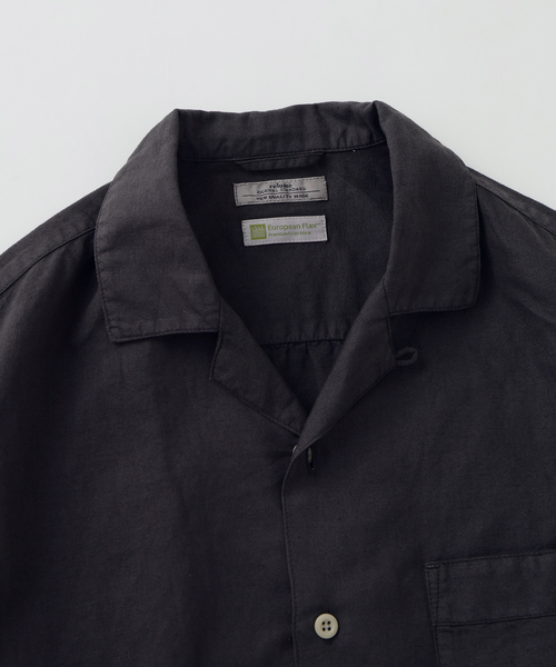 JOURNAL STANDARD relume(ジャーナルスタンダード レリューム)の「European Flax / ヨーロピアンフラックス ガーメントダイ リネン 半袖シャツ(シャツ/ブラウス・メンズ・コバルトブルー/ブラックミックス/グレー/レンガ・MEDIUM/LARGE)」の11枚目の写真