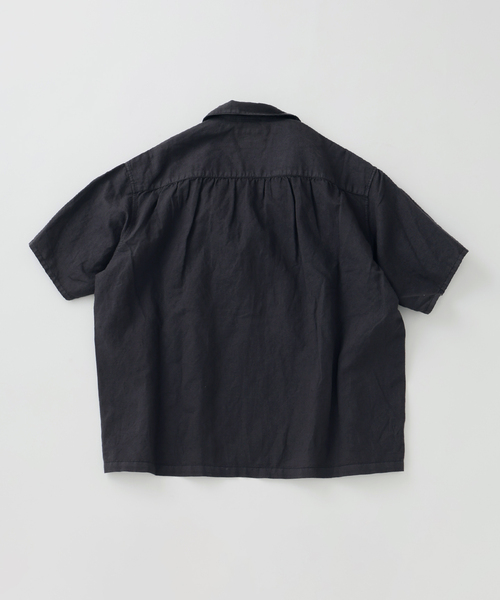 JOURNAL STANDARD relume(ジャーナルスタンダード レリューム)の「European Flax / ヨーロピアンフラックス ガーメントダイ リネン 半袖シャツ(シャツ/ブラウス・メンズ・コバルトブルー/ブラックミックス/グレー/レンガ・MEDIUM/LARGE)」の9枚目の写真