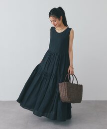 WEB限定カラーあり・2サイズ展開】ティアードワンピース（ワンピース