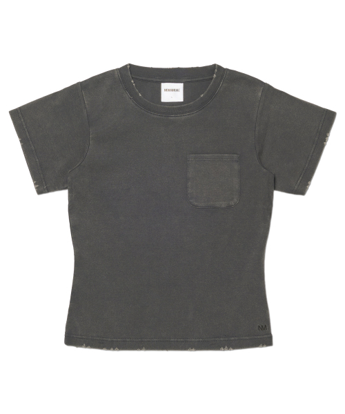 NOMANUAL(NOMANUAL)の「NM VINTAGE T-SHIRT (WOMAN) - WASHED BLACK(Tシャツ/カットソー・レディース・その他・SMALL/MEDIUM/LARGE)」の5枚目の写真