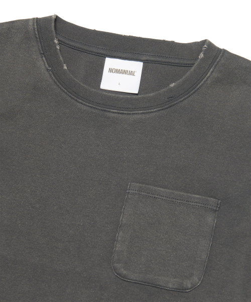 NOMANUAL(NOMANUAL)の「NM VINTAGE T-SHIRT (WOMAN) - WASHED BLACK(Tシャツ/カットソー・レディース・その他・SMALL/MEDIUM/LARGE)」の7枚目の写真