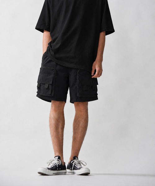 CALIFORNIA OUTFITTERS(カリフォルニア アウトフィッターズ)の「5D1-SZ ワイドカーゴハーフパンツ(その他パンツ・メンズ・ブラウン/グリーン/ブラック・M/L/XL/XXL)」の4枚目の写真