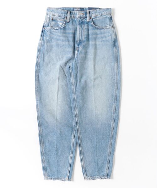 POLO RALPH LAUREN(ポロ ラルフ ローレン)の「カーブド テーパード ジーンズ(デニムパンツ・レディース・ブルー・25R/26R/27R/28R)」の4枚目の写真