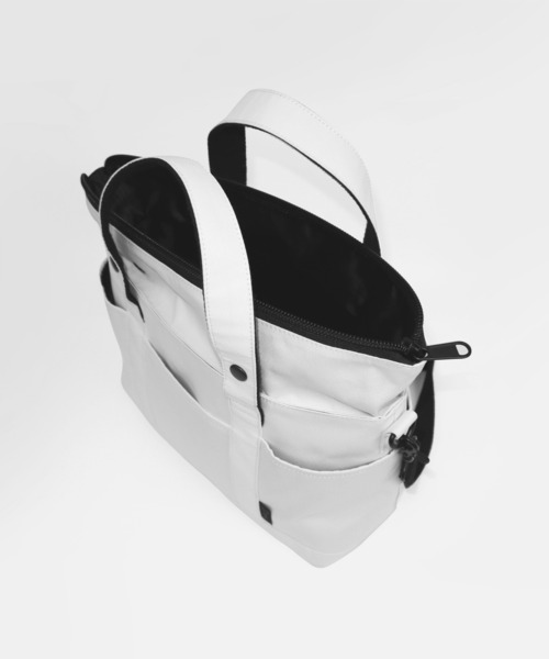 BACKYARD FAMILY（バックヤードファミリー）の「SML エスエムエル KYLIAN DEFORMATION TOTEBAG S K903106（トートバッグ・メンズ・ブラック/チャコール/イエロー/アイボリー/ブラウン系その他・FREE）」の15枚目の写真