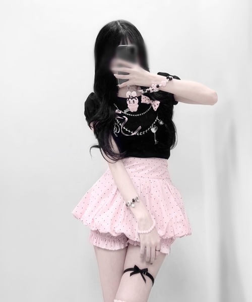インフルエンサー企画】miko dot balloon skirt pants（スカート