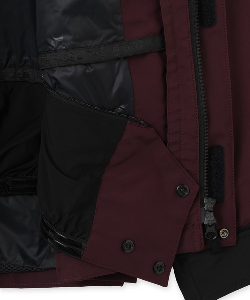 THE NORTH FACE(ザノースフェイス)の「THE NORTH FACE MOUNTAIN JACKET / ザ・ノース・フェイス マウンテン ジャケット(マウンテンパーカー・メンズ・バーガンディー/グレイッシュベージュ・S/M/L/XL/XXL)」の6枚目の写真