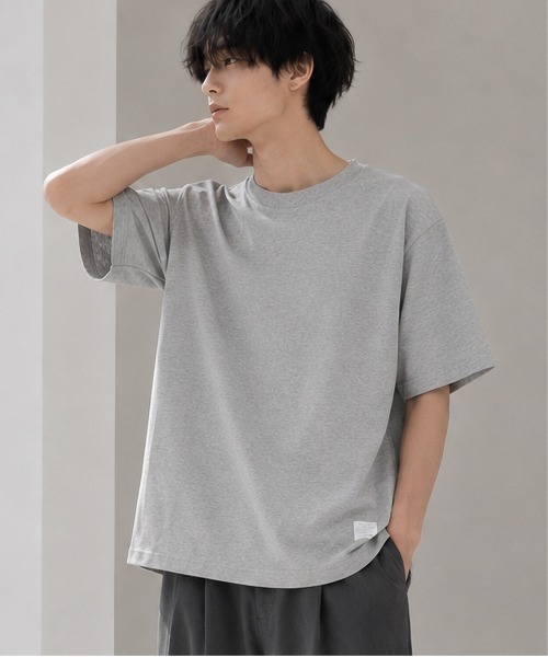 B.I.D.(ビーアイディー)の「《Bd》天竺 半袖クルーネックTシャツ(Tシャツ/カットソー・メンズ・ブラック/グレー・X-LARGE/LARGE/MEDIUM)」の2枚目の写真