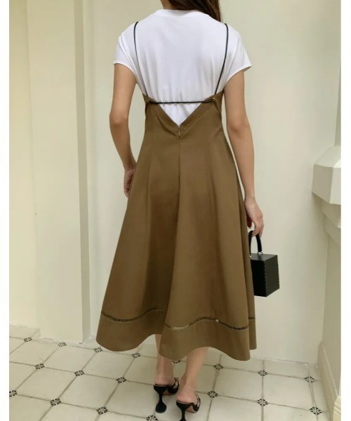 BIRTHDAY BASH(バースデイバッシュ)の「Ella CAMISOLE DRESS(ワンピース・レディース・カーキ・MEDIUM/SMALL)」の4枚目の写真