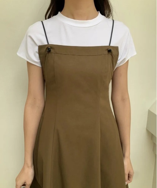 BIRTHDAY BASH(バースデイバッシュ)の「Ella CAMISOLE DRESS(ワンピース・レディース・カーキ・MEDIUM/SMALL)」の5枚目の写真