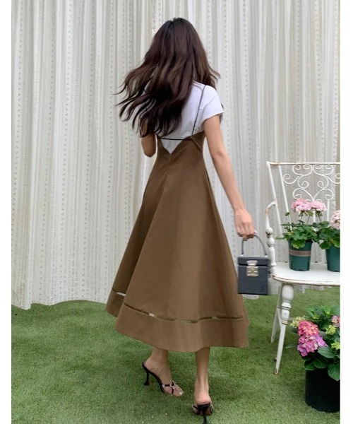 BIRTHDAY BASH(バースデイバッシュ)の「Ella CAMISOLE DRESS(ワンピース・レディース・カーキ・MEDIUM/SMALL)」の10枚目の写真