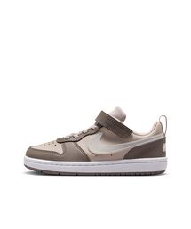 NIKE（ナイキ）の「ナイキ コート ボロー LOW リトルキッズシューズ / Nike Court Borough Low Little Kids' Shoes IV5829-200 Moon Particle（スニーカー）」