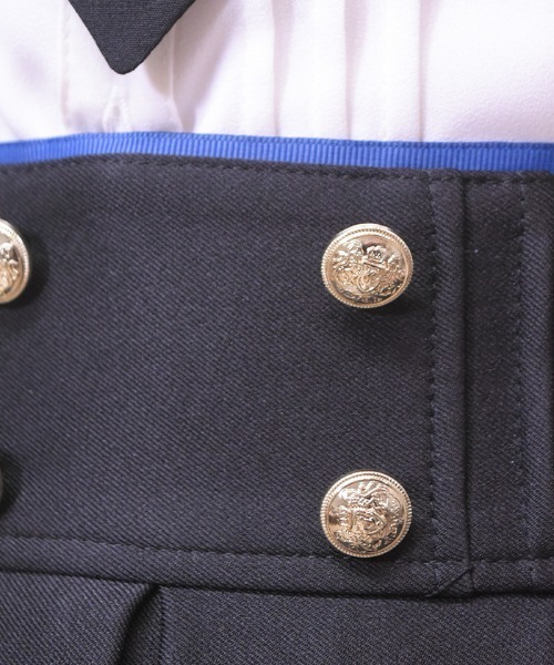 axes femme POETIQUE（アクシーズファムポエティック）の「スパークル刺繍配色ＳＫ（スカート・レディース・ラベンダー/ブラック・MEDIUM）」の10枚目の写真