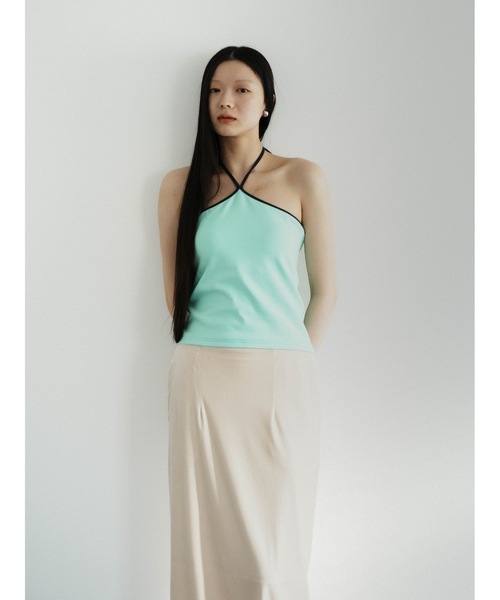 Katrin TOKYO(カトリーントーキョー)の「cup-in halter neck camisole(キャミソール・レディース・ピンク/ブルー/ホワイト・XS/FREE)」の3枚目の写真
