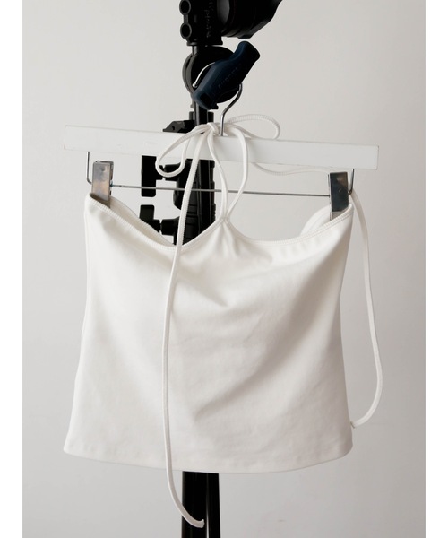Katrin TOKYO(カトリーントーキョー)の「cup-in halter neck camisole(キャミソール・レディース・ピンク/ブルー/ホワイト・XS/FREE)」の11枚目の写真