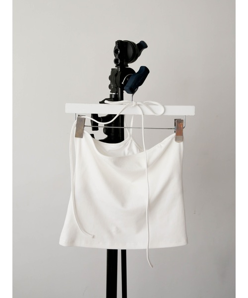 Katrin TOKYO(カトリーントーキョー)の「cup-in halter neck camisole(キャミソール・レディース・ピンク/ブルー/ホワイト・XS/FREE)」の12枚目の写真