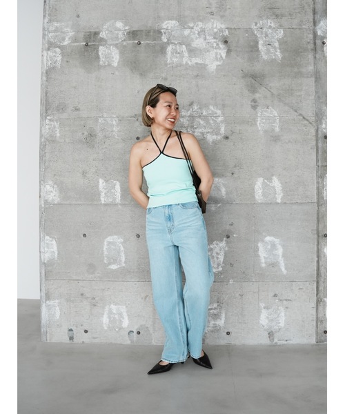 Katrin TOKYO(カトリーントーキョー)の「cup-in halter neck camisole(キャミソール・レディース・ピンク/ブルー/ホワイト・XS/FREE)」の4枚目の写真