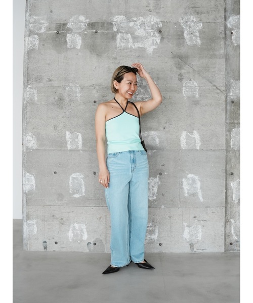 Katrin TOKYO(カトリーントーキョー)の「cup-in halter neck camisole(キャミソール・レディース・ピンク/ブルー/ホワイト・XS/FREE)」の7枚目の写真