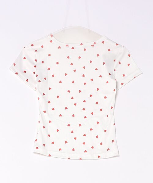 HALEY PESCA(ヘーリーペスカ)の「HALEY PESCA/ハートドット半袖Tシャツ(Tシャツ/カットソー・レディース・ホワイト・MEDIUM/SMALL)」の10枚目の写真