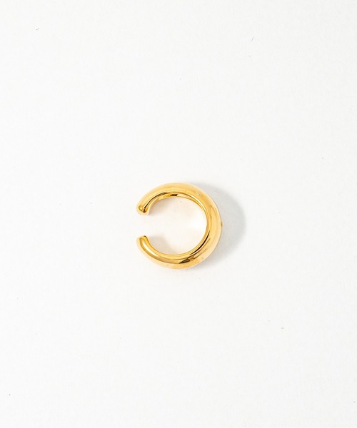TOM WOOD（トムウッド）の「【TOMWOOD】Ear Cuff Thick Gold　イヤーカフ　ゴールド　ユニセックス（イヤーカフ・レディース・ゴールド・S/M）」の2枚目の写真