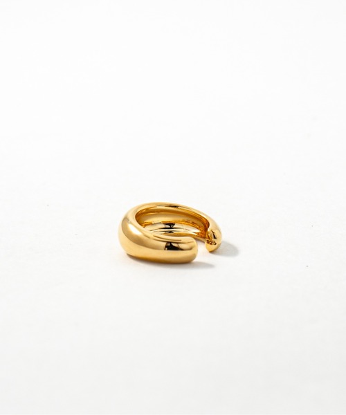 TOM WOOD（トムウッド）の「【TOMWOOD】Ear Cuff Thick Gold　イヤーカフ　ゴールド　ユニセックス（イヤーカフ・レディース・ゴールド・S/M）」の3枚目の写真