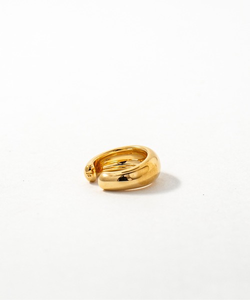 TOM WOOD（トムウッド）の「【TOMWOOD】Ear Cuff Thick Gold　イヤーカフ　ゴールド　ユニセックス（イヤーカフ・レディース・ゴールド・S/M）」の4枚目の写真