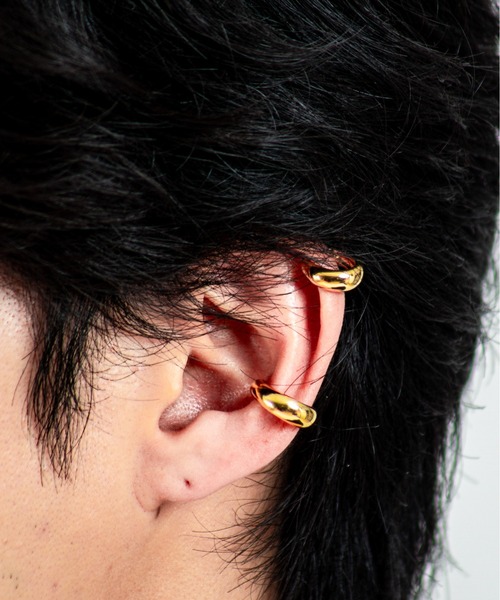 TOM WOOD（トムウッド）の「【TOMWOOD】Ear Cuff Thick Gold　イヤーカフ　ゴールド　ユニセックス（イヤーカフ・レディース・ゴールド・S/M）」の8枚目の写真