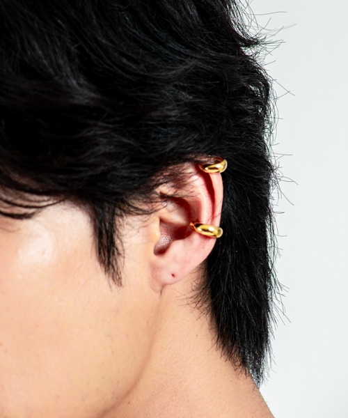 TOM WOOD（トムウッド）の「【TOMWOOD】Ear Cuff Thick Gold　イヤーカフ　ゴールド　ユニセックス（イヤーカフ・レディース・ゴールド・S/M）」の9枚目の写真