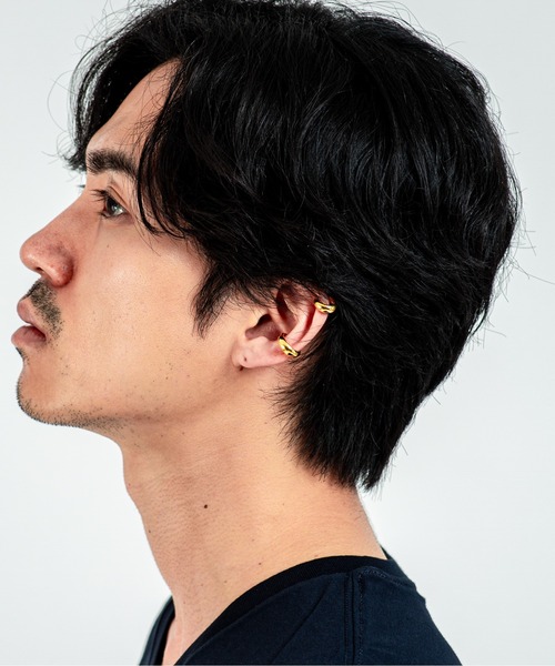 TOM WOOD（トムウッド）の「【TOMWOOD】Ear Cuff Thick Gold　イヤーカフ　ゴールド　ユニセックス（イヤーカフ・レディース・ゴールド・S/M）」の10枚目の写真