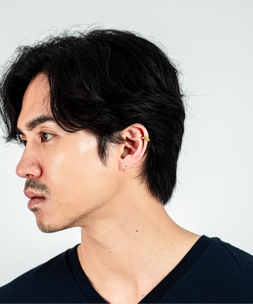 TOM WOOD（トムウッド）の「【TOMWOOD】Ear Cuff Thick Gold　イヤーカフ　ゴールド　ユニセックス（イヤーカフ・レディース・ゴールド・S/M）」の16枚目の写真