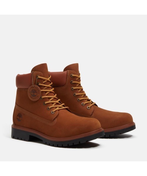 Timberland(ティンバーランド)の「【Timberland 25】6インチ プレミアム ウォータープルーフ ブーツ メンズ (防水)(ブーツ・メンズ・クリアブラウン・27.5cm/27.0cm/26.5cm/26.0cm/25.5cm/25.0cm/30.0cm/29.0cm/28.5cm/28.0cm)」の5枚目の写真
