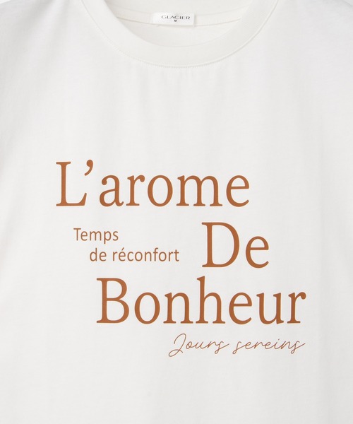 Honeys(ハニーズ)の「ロゴプリントTシャツ(Tシャツ/カットソー・レディース・ブラウン/ホワイト/スミクロ/パープル・S/M/LL/L)」の17枚目の写真