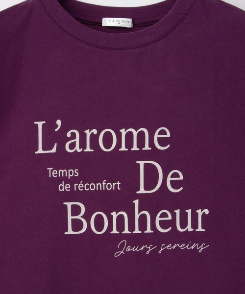 Honeys(ハニーズ)の「ロゴプリントTシャツ(Tシャツ/カットソー・レディース・ブラウン/ホワイト/スミクロ/パープル・S/M/LL/L)」の21枚目の写真