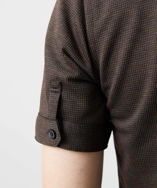 MICHEL KLEIN HOMME (ミッシェルクランオム)の「《日本製》チドリ柄半袖シャツ(シャツ/ブラウス・メンズ・ネイビー/グレー/ブラウン・MEDIUM/LARGE/X-LARGE)」の12枚目の写真