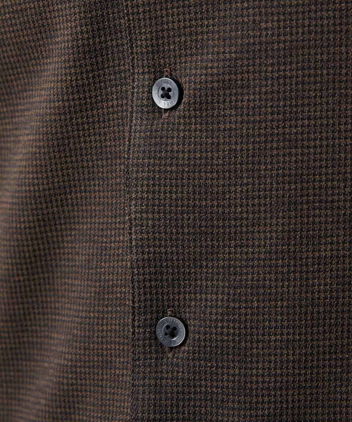 MICHEL KLEIN HOMME (ミッシェルクランオム)の「《日本製》チドリ柄半袖シャツ(シャツ/ブラウス・メンズ・ネイビー/グレー/ブラウン・MEDIUM/LARGE/X-LARGE)」の16枚目の写真